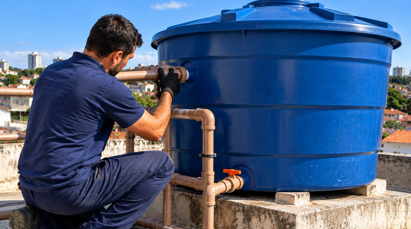 Instalação e Limpeza de Caixa d'Água em Rio Verde‑GO