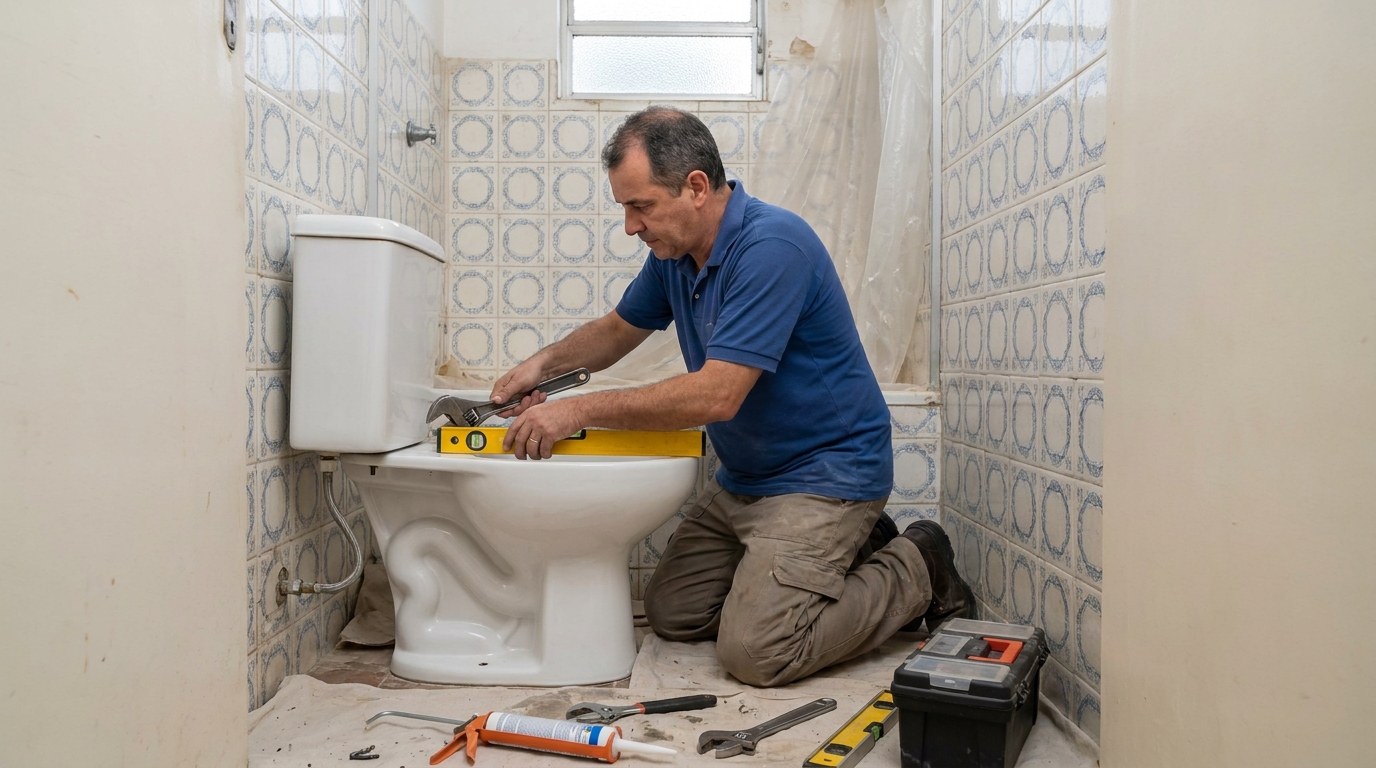 Conserto de Válvula de Descarga e Caixa Acoplada em Rio Verde‑GO